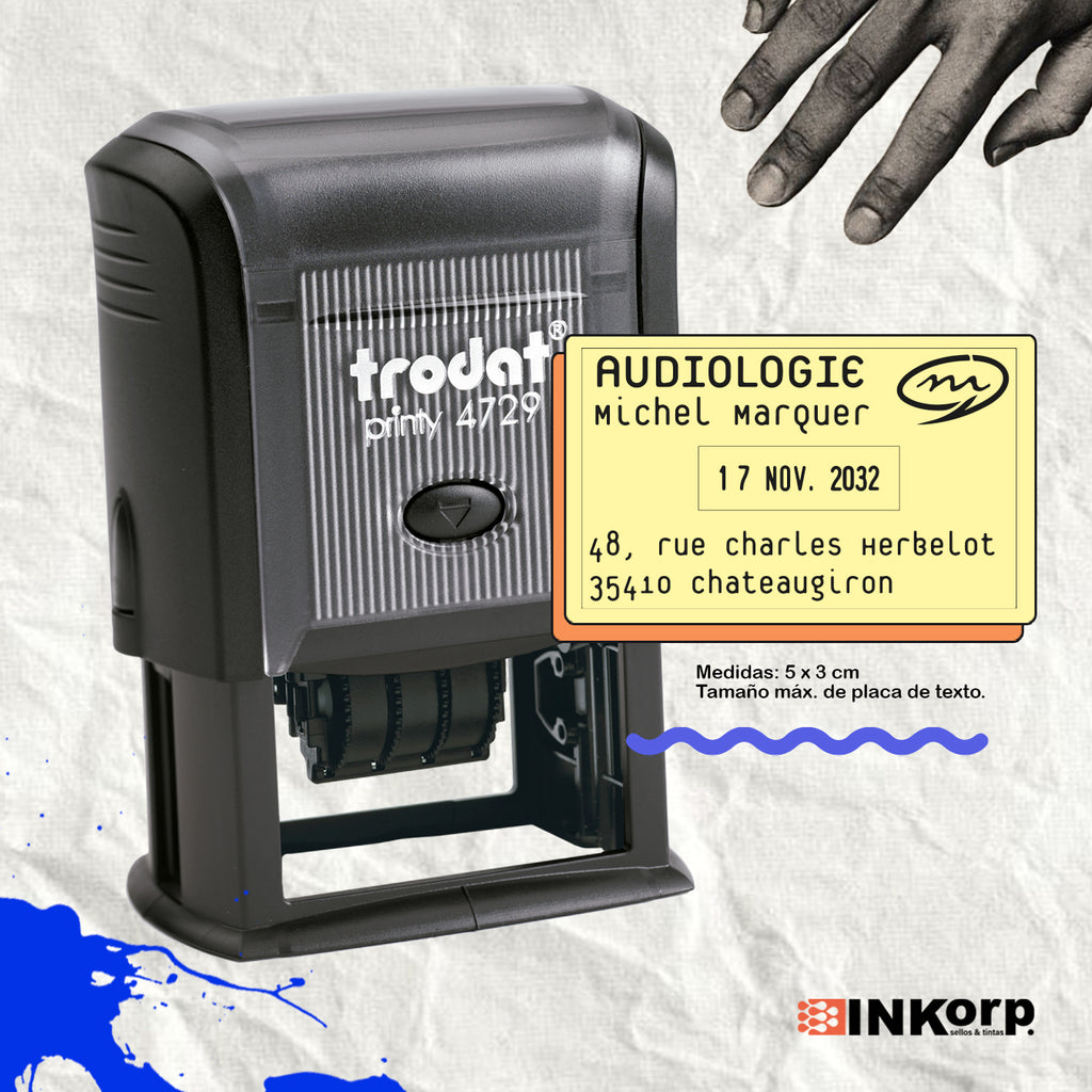 Trodat Printy Fechador 4729 Personalizado