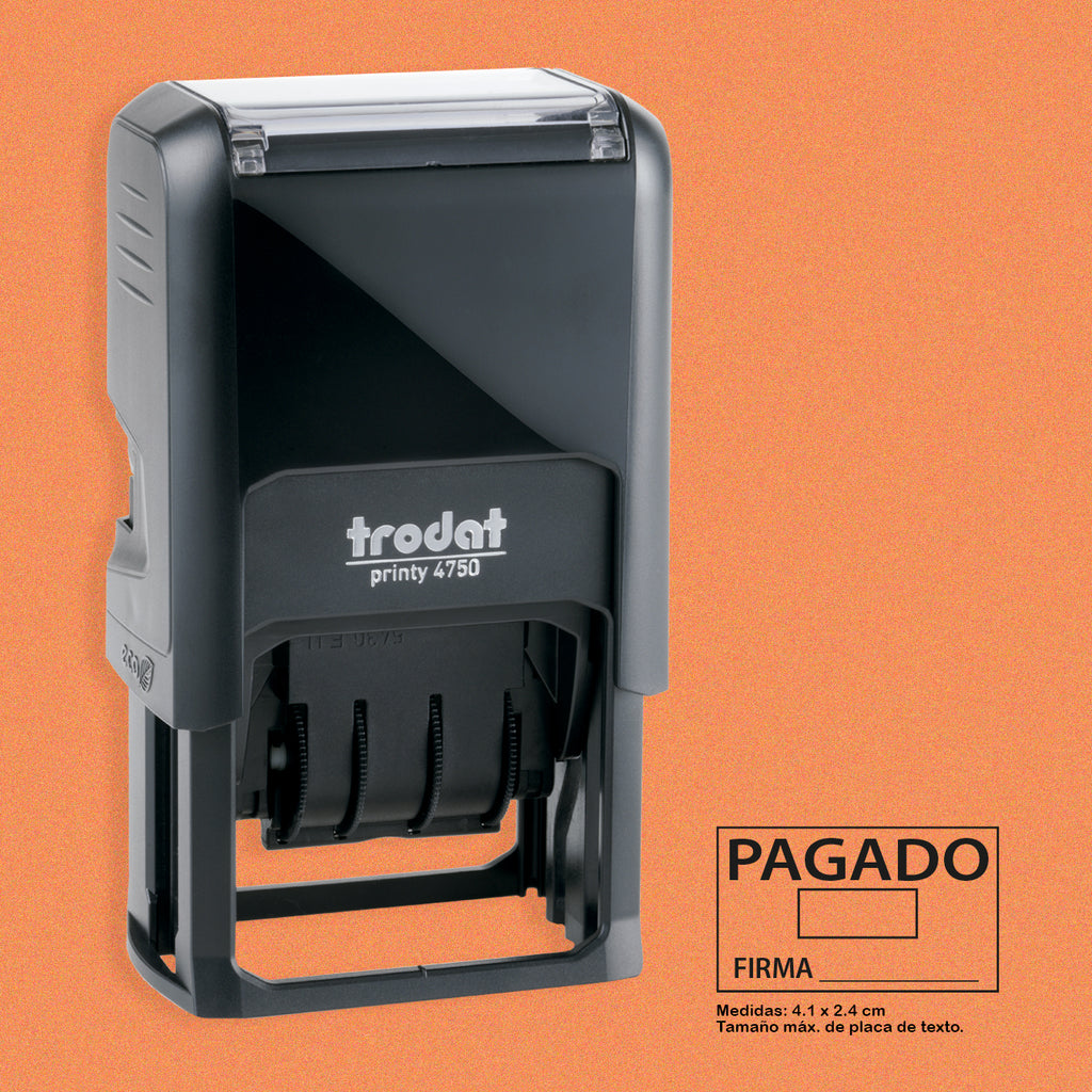 Trodat Printy Fechador 4750 Personalizado